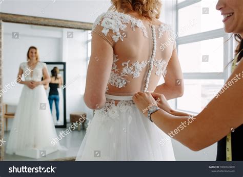 wedding dress fitting images stock  vectors shutterstock