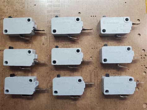 OEM DONGNAN KW3A Micro Switch Set of 9; 6 x Norm Open, 3 x Norm Closed ...