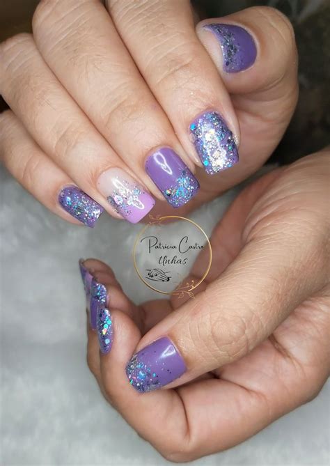 Esmaltação Em Gel Lilás