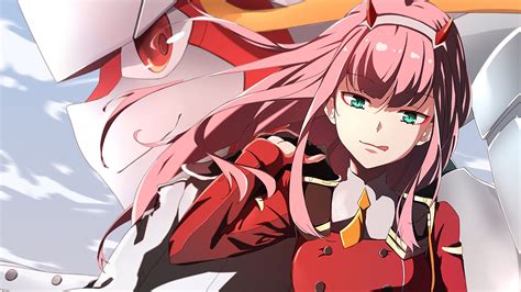 darling in the franxx zero two strelizia background 4k hd anime