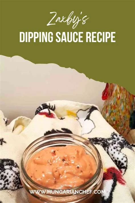 Zaxby's Dipping Sauce Recipe - Hungarian Chef