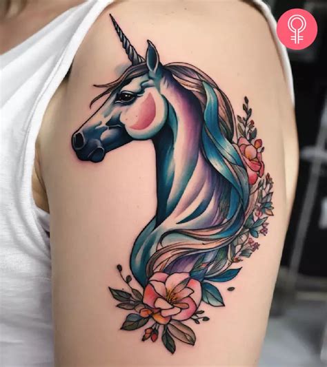 enchanting unicorn tattoo ideas  spark  imagination