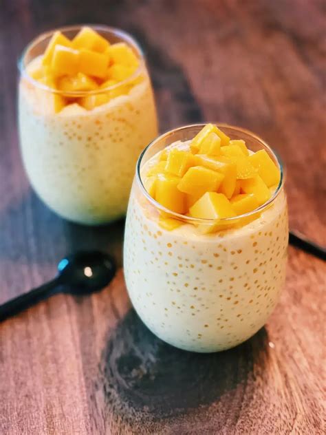 Mango Sago Dessert With Coconut Milk - Hina Munawar
