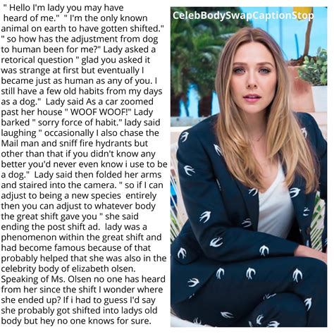 Celeb Body swap Caption Stop: Great Shift Phenomenon