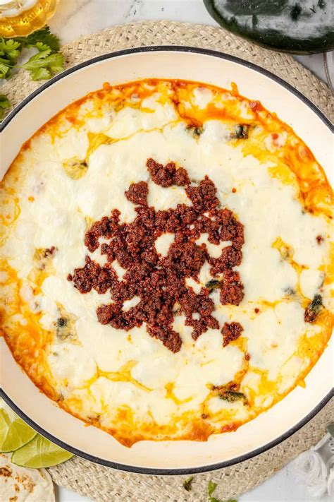 Queso Fundido Recipe (with Chorizo) - Tornadough Alli