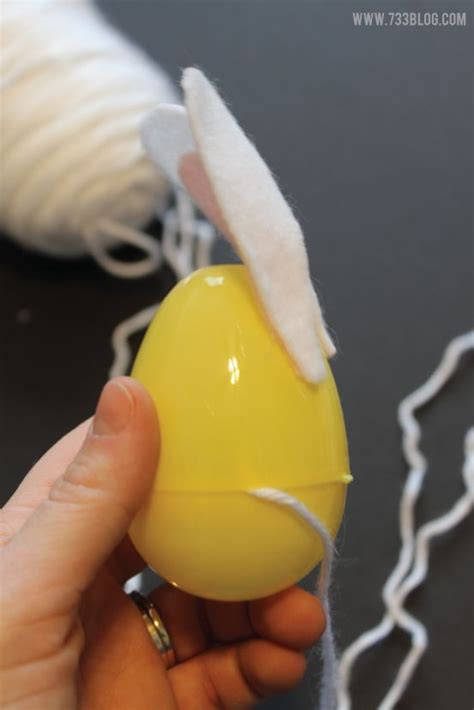 Yarn Wrapped Easter Egg Bunny - Inspiration Made Simple | Yarns wraps ...