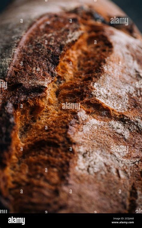 homemade rustic bread stock photo alamy