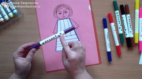 Рисование для детей 3-4 лет. Необычные фломастеры - YouTube