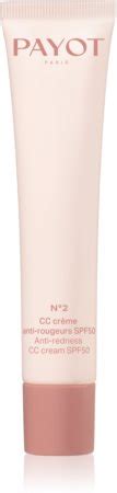 Payot N°2 CC Crème Anti-Rougeurs SPF 50 redness correction CC cream SPF ...