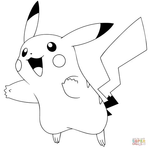 Collection of Pikachu PNG Black And White. | PlusPNG