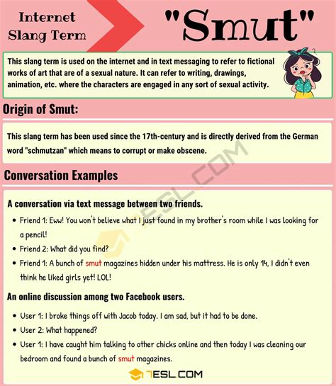 What Does the Slang Term 'Smut' Mean? • 7ESL