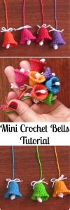 Mini Crochet Bells Tutorial - Crochet Ideas