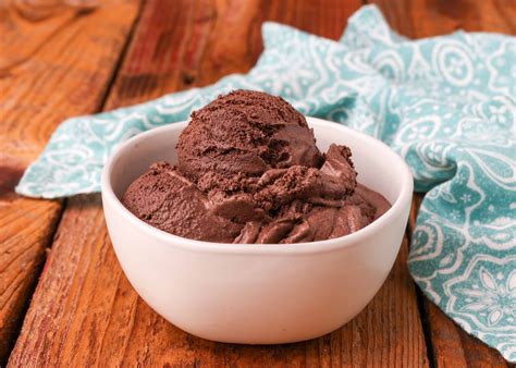 Dark Chocolate Ice Cream - Barefeet in the Kitchen