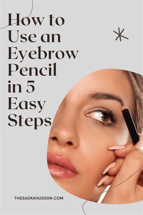 how to draw eyebrows with eyebrow pencil
