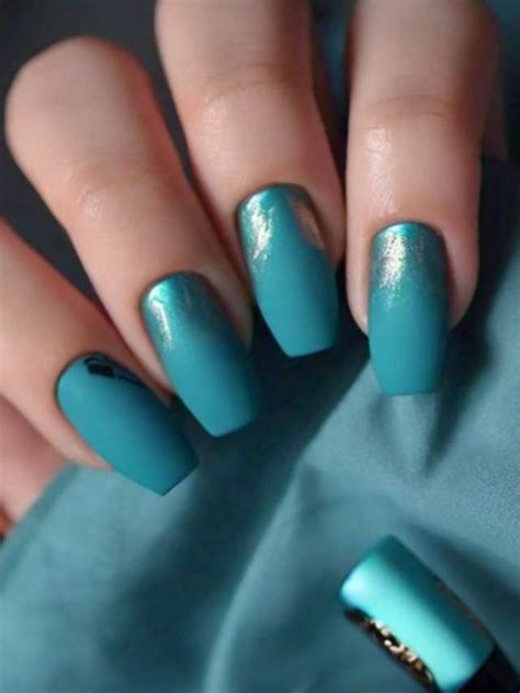 65+ Chic Teal Nail Designs and Ideas | Sarah Scoop