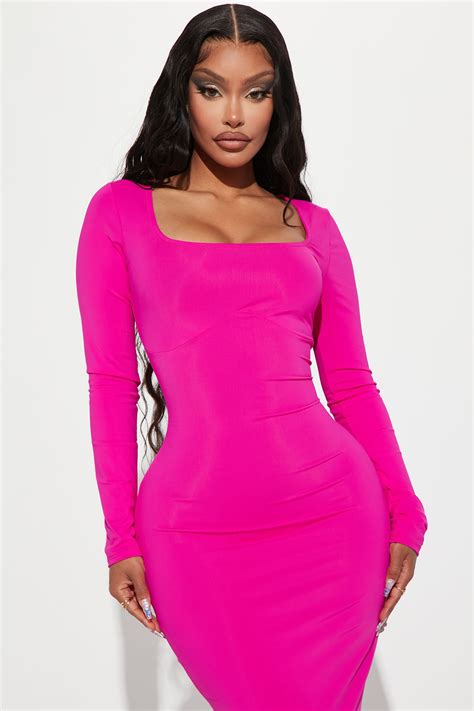Noelle Maxi Dress - Fuchsia | Fashion Nova