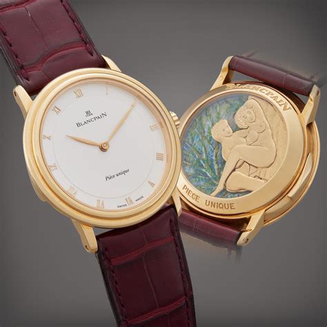 Piece Unique | A pink gold minute repeating wrist watch with erotic