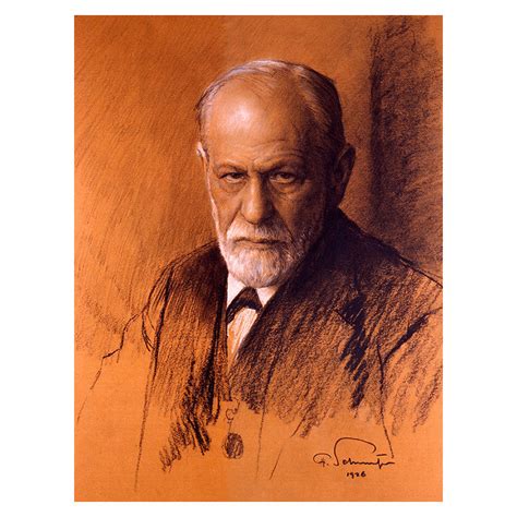 portrait  sigmund freud  ferdinand schmutzer print freud museum