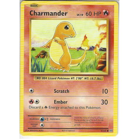 Pokemon Trading Card Game 9/108 Charmander : Common : XY-12 Evolutions ...