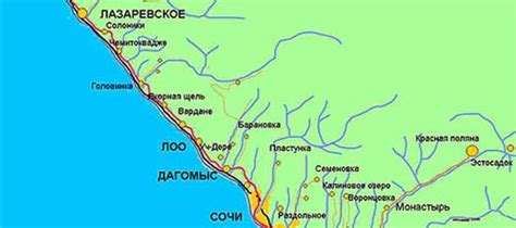 Карты Сочи, Сочи