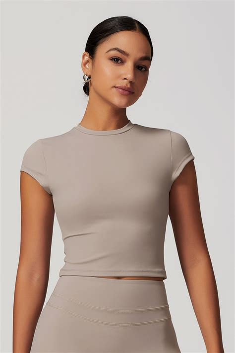 Alexa Crop Top - Nude