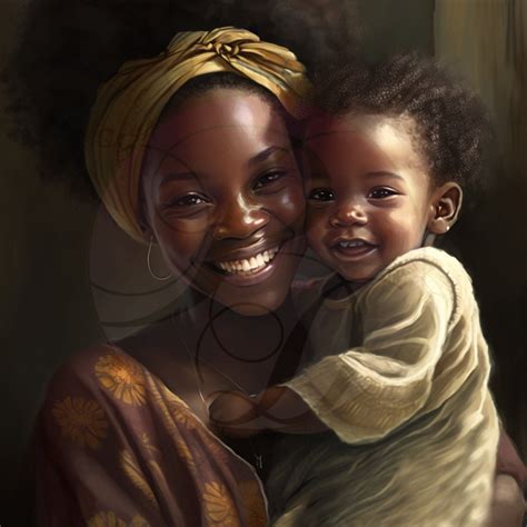 Mother's Love, Mother's Day, Digital Illustration, Digital Art, Instant