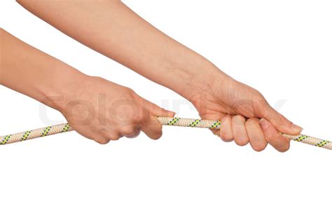 pulling   rope stock image colourbox