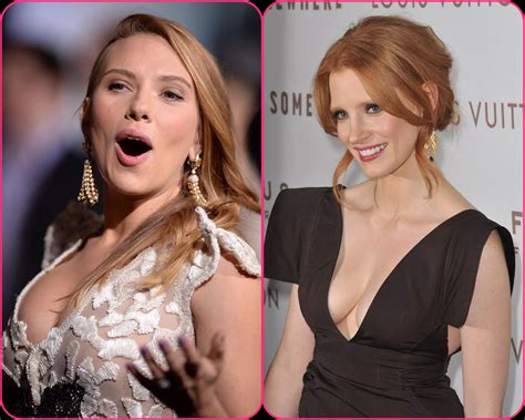 Scarlett Johansson VS Jessica Chastain : r/CelebBattles
