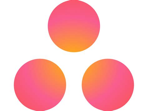 Asana Logo PNG Transparent Logo - Freepngdesign.com