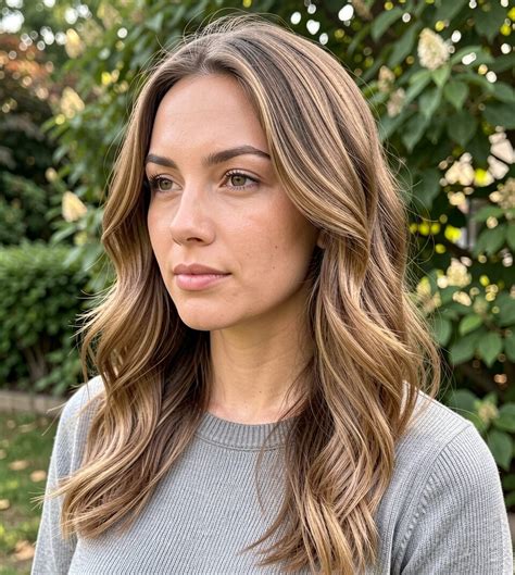 dark brown hair  light brown tips