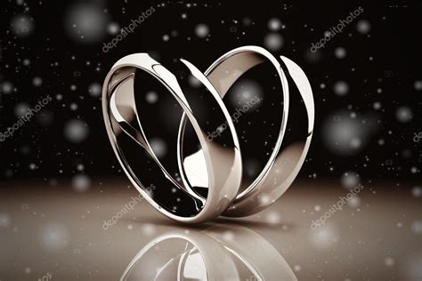 Gold wedding ring on background ( Vintage Style) — Stock Photo ...