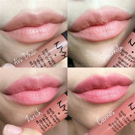 nyx matte lip cream swatches - Google Search | Nyx soft matte lip cream ...