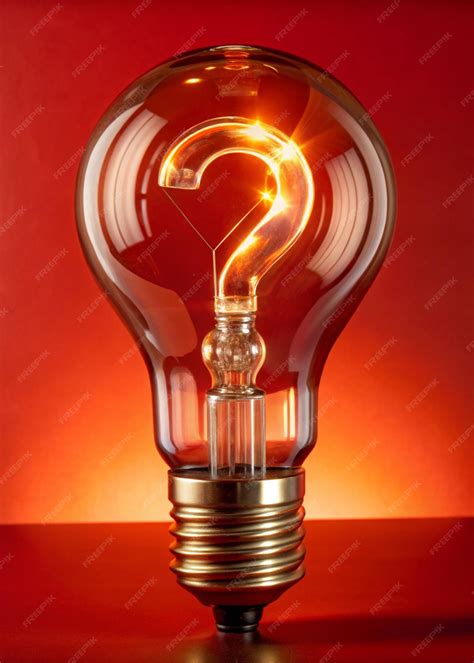 Sparkling Question Mark Lightbulb A Symbol of Curiosity and Creativity