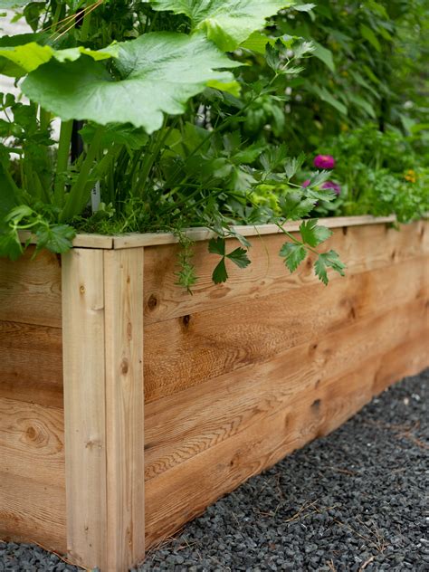 Redwood Building A Raised Garden How To Build A Raised Garden Bed For