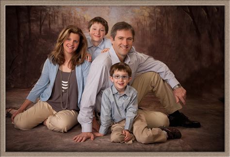 green beautiful family