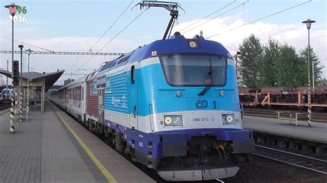 ČD 380.013 - EC 105 SOBIESKI - Ostrava-Svinov - 29.8.2016 - YouTube