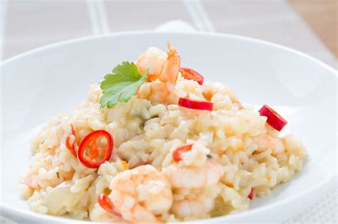 Prawn Risotto with Garlic, Chilli and Spring Onions l Honest Mum