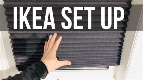 SCHOTTIS Blackout pleated blind, dark gray Set Up Manual | Ikea Blinds ...