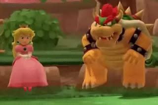 Bowser and Peach having a friendly conversation | Super mario bros ...