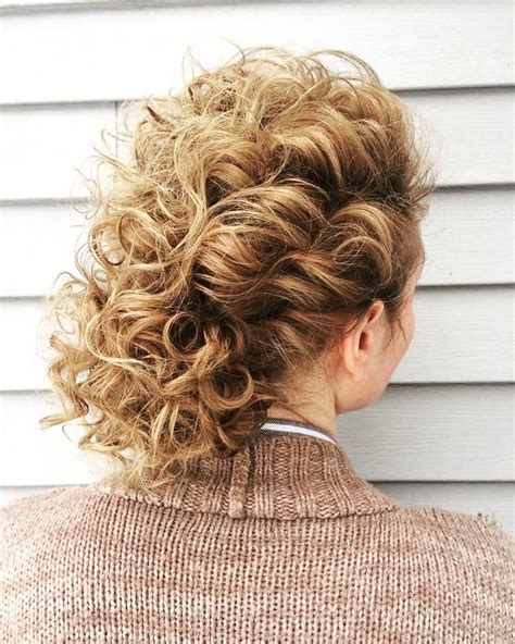 29 Curly Updos for Curly Hair (See These Cute Ideas for 2019) Curly ...