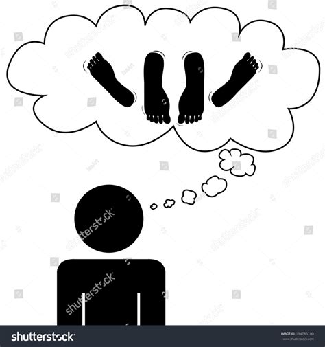 Illustration Vector Person That Dreaming Sex Stock Vector (Royalty Free