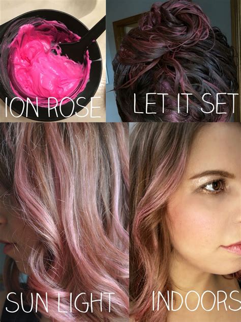 Ion Rose Hair Color Before And After