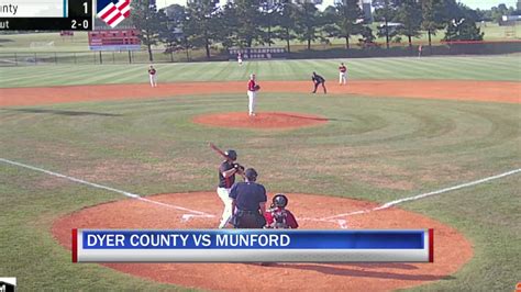 DYER COUNTY VS MUNFORD BASEBALL - WBBJ TV