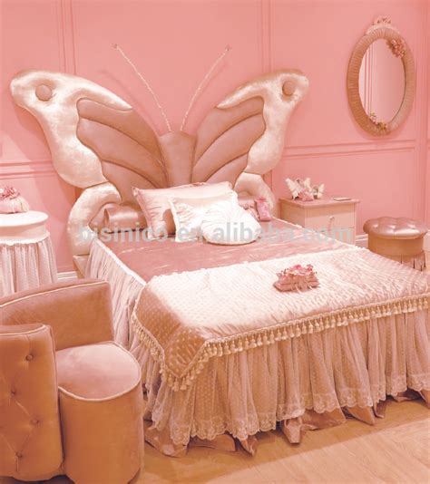 Girl's Bedroom Furniture,Butterfly Style Kids Bed,Children Butterfly ...