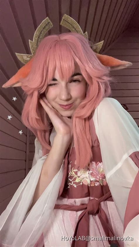 Косплей Яэ Мико! 💗 Genshin Impact | HoYoLAB