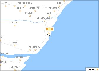 Hou (Denmark) map - nona.net