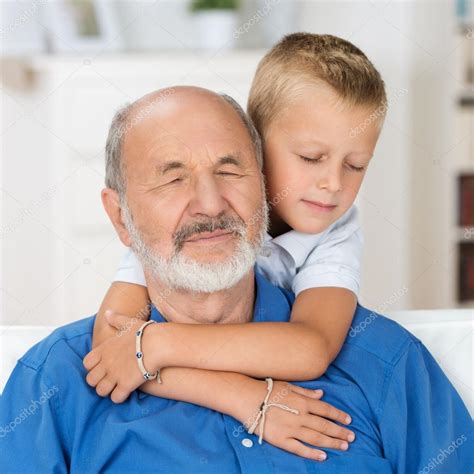 Loving grandfather and grandson — Stock Photo © racorn #30761501