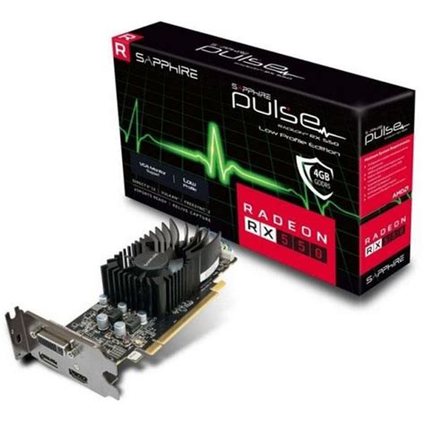 Видеокарта Sapphire Radeon RX 550 4096Mb LP (11268-09-20G) купить в ...