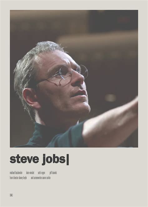 Minimal Movie Posters – Steve Jobs Minimal Movie Poster