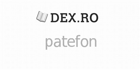 Dex patefon, patefon, definiţie patefon, dex.ro